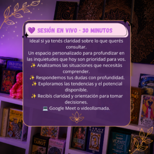 Sesión en Vivo 30 Minutos