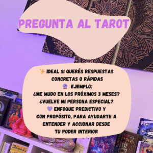 1 Pregunta al tarot