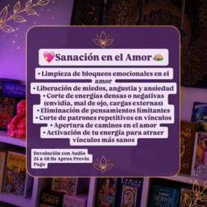 💖 Sanación Energética en el Amor (Mesa Cuántica)