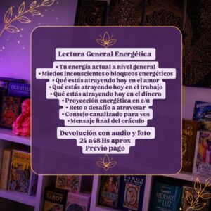 ✨ Lectura General Energética (Amor, Trabajo y Dinero)