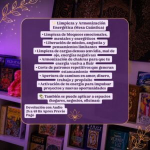 ✨ Limpieza y Armonización Energética (Mesa Cuántica)
