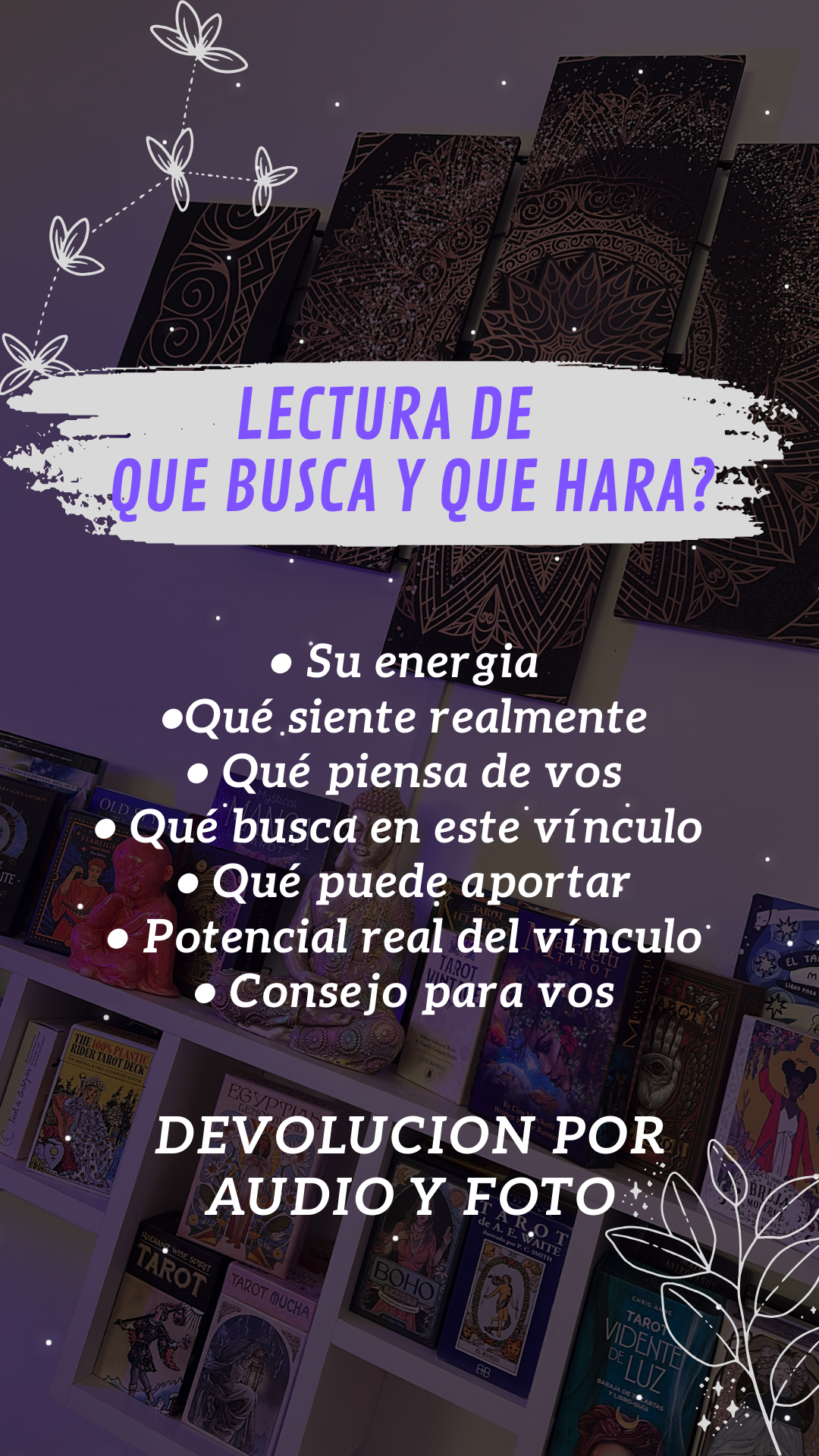 Lectura de Que Busca y Que Hará?(audio)