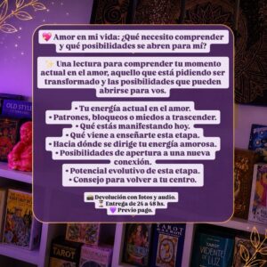 💖 Amor en mi vida: ¿Qué necesito comprender y qué posibilidades se abren para mí?